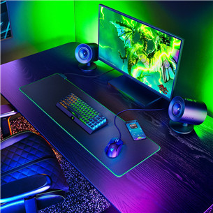 Razer Nommo V2, 2.1, must - Arvutikõlarid