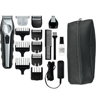 Wahl, Lithium-ion, 10 in 1, black/silver - Multi groomer