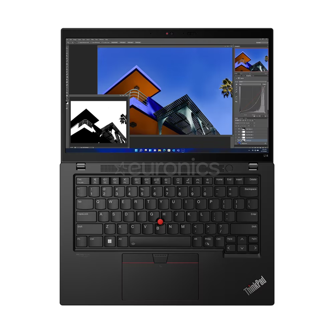 Lenovo ThinkPad L14 Gen 3, 14'', FHD, Ryzen 5, 16 ГБ, 512 ГБ, W11P, SWE, черный - Ноутбук