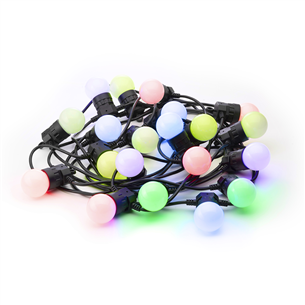 Twinkly Festoon Lights 40 RGB, 20 m, must - Nutikad peotuled