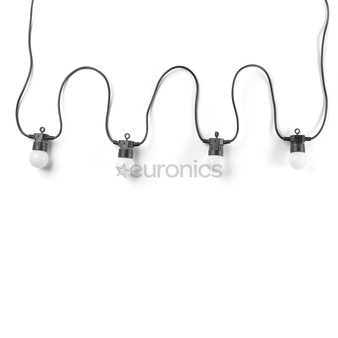 Twinkly Festoon Lights 40 RGB, 20 m, black - Smart festive lights