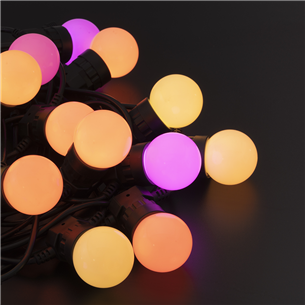 Twinkly Festoon Lights 40 RGB, 20 m, must - Nutikad peotuled