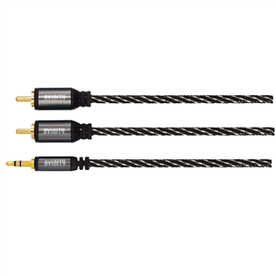Avinity 2 RCA - 3,5mm, 1.5 m, black/gray - Audio cable