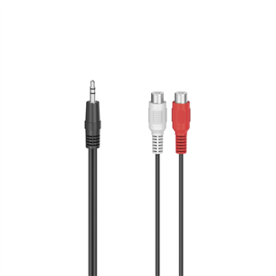 Hama RCA - 3,5 mm, must - Adapter 00205185