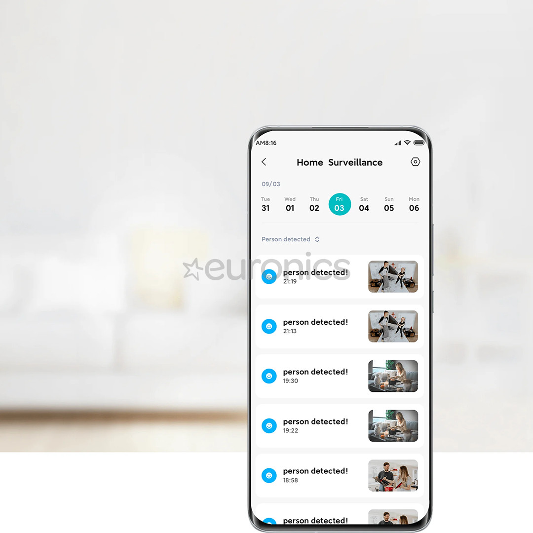 Xiaomi Smart Camera C300, 360°, WiFi, valge - Nutikas turvakaamera