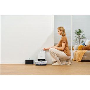 Roborock S8+, Wet & Dry, white - Robot vacuum cleaner