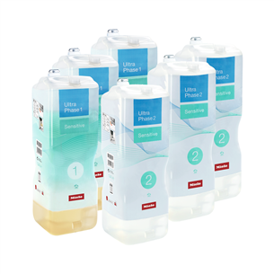 Miele UltraPhase 1 and 2 Sensitive, 6 x 1,44 L - Detergents set