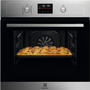 Electrolux, pyrolytic cleaning, 65 L, stainless steel - Built-in oven