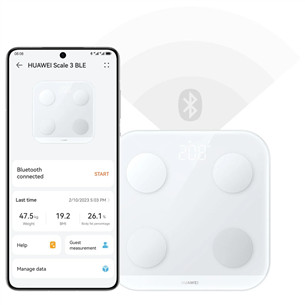 Huawei Scale 3 Bluetooth Edition, valge - Diagnostiline saunakaal