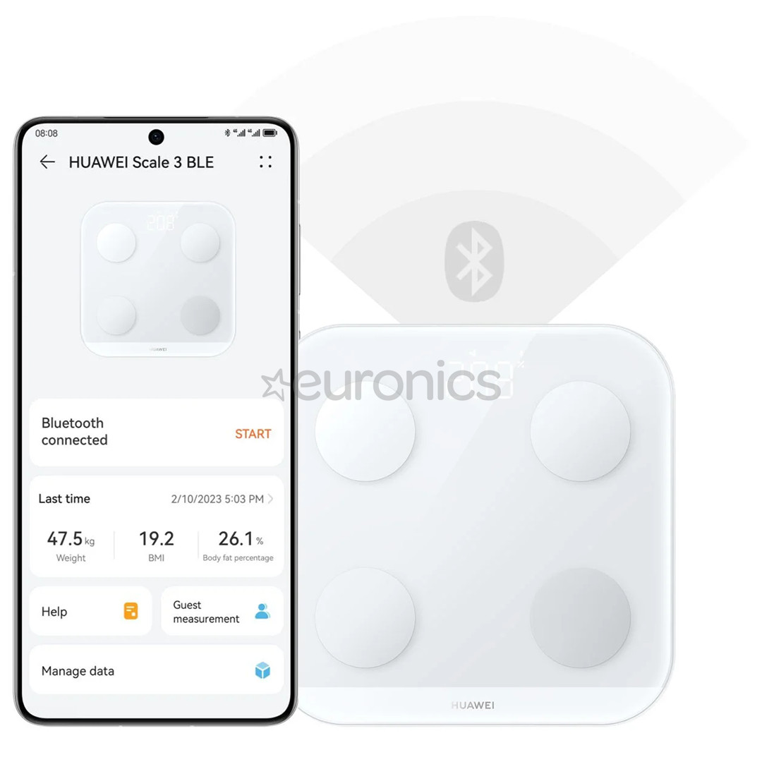 Huawei Scale 3 Bluetooth Edition, valge - Diagnostiline saunakaal