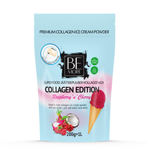 Be More Collagen Edition Raspberry 'n' Cherry, 200g - Jäätisepulber 4744806019595