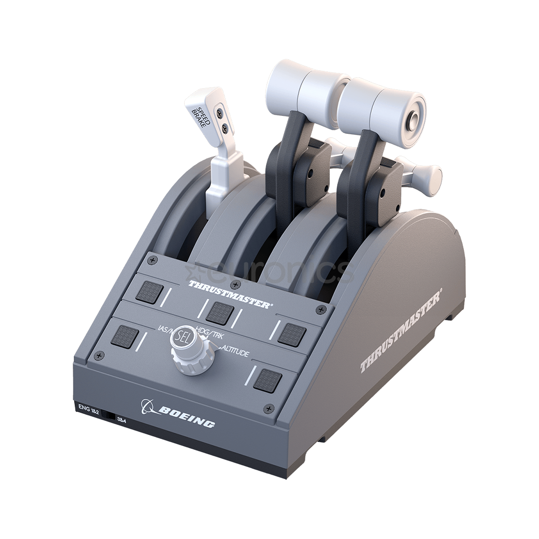 Thrustmaster TCA Quadrant Boeing Edition, gray - Simulation accessory