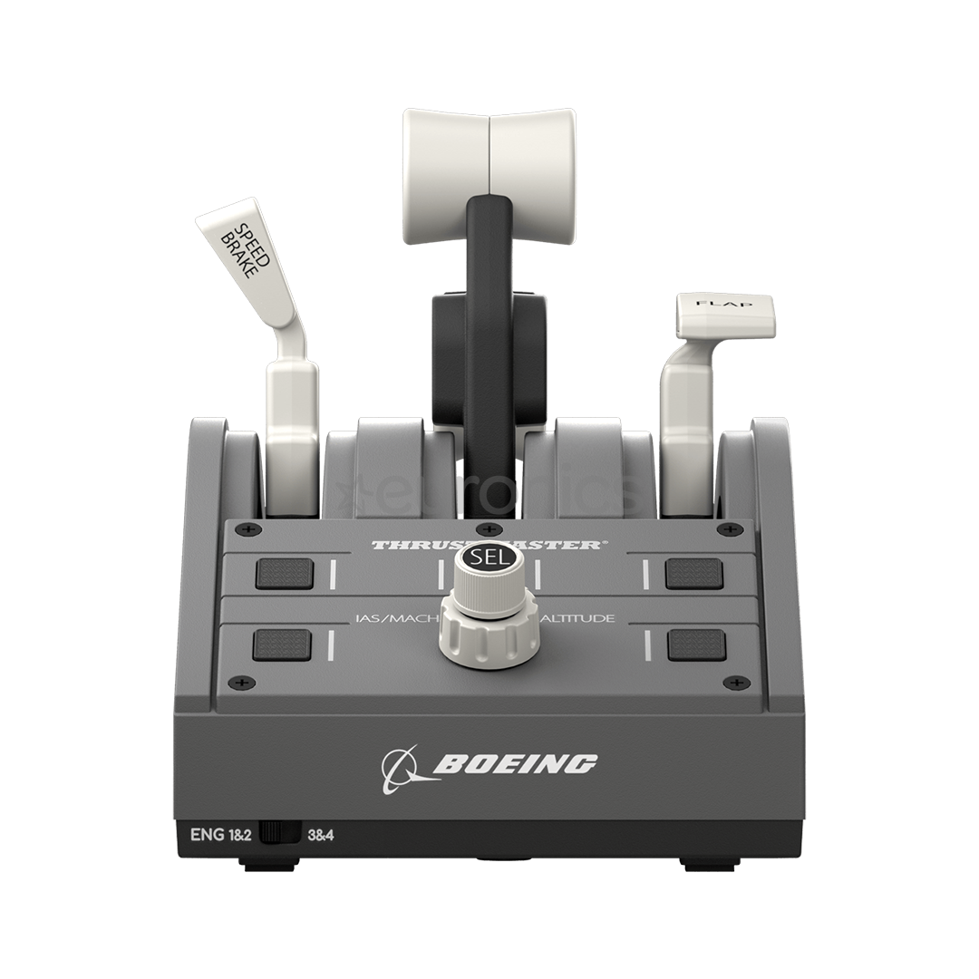 Thrustmaster TCA Quadrant Boeing Edition, gray - Simulation accessory