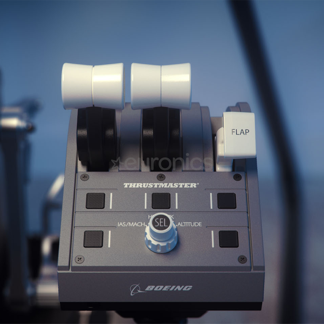 Thrustmaster TCA Quadrant Boeing Edition, gray - Simulation accessory