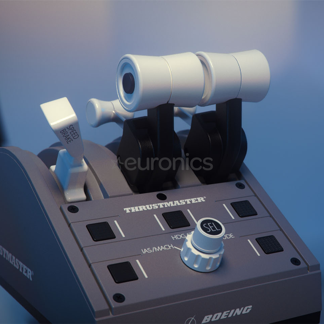 Thrustmaster TCA Quadrant Boeing Edition, gray - Simulation accessory
