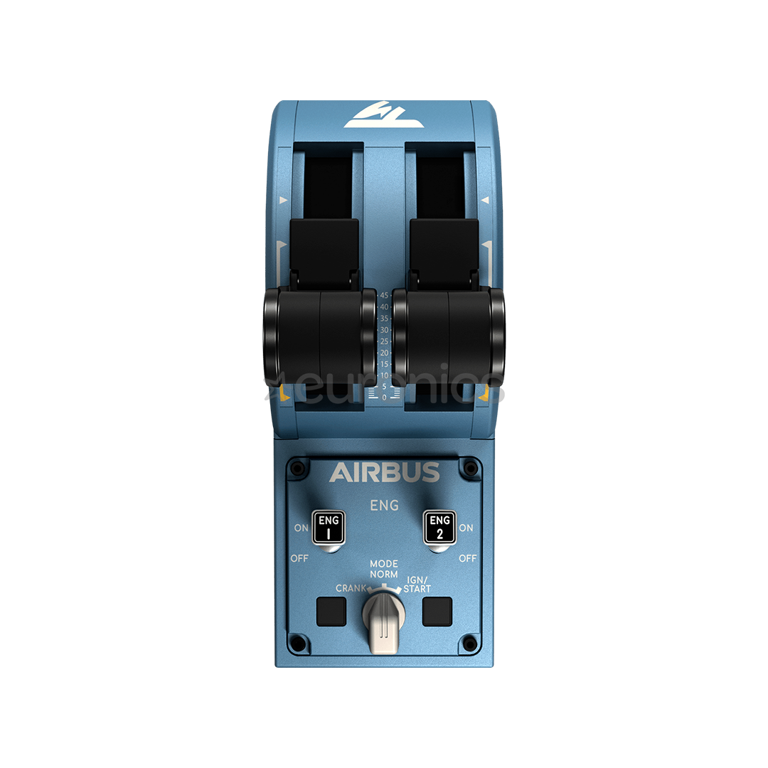 Thrustmaster TCA Quadrant Airbus Edition, blue - Simulation quadrant