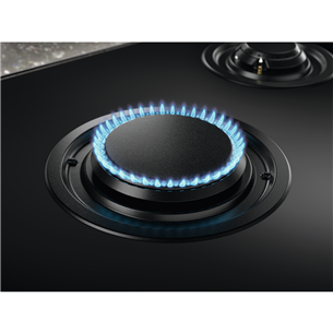 Electrolux, width 60 cm, black - Built-in Induction & Gas Hob