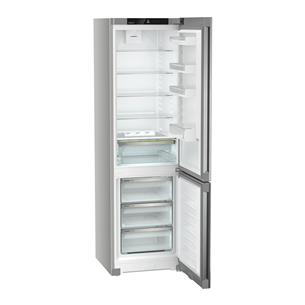 Liebherr Pure NoFrost, 371 L, 202 cm, stainless steel - Refrigerator