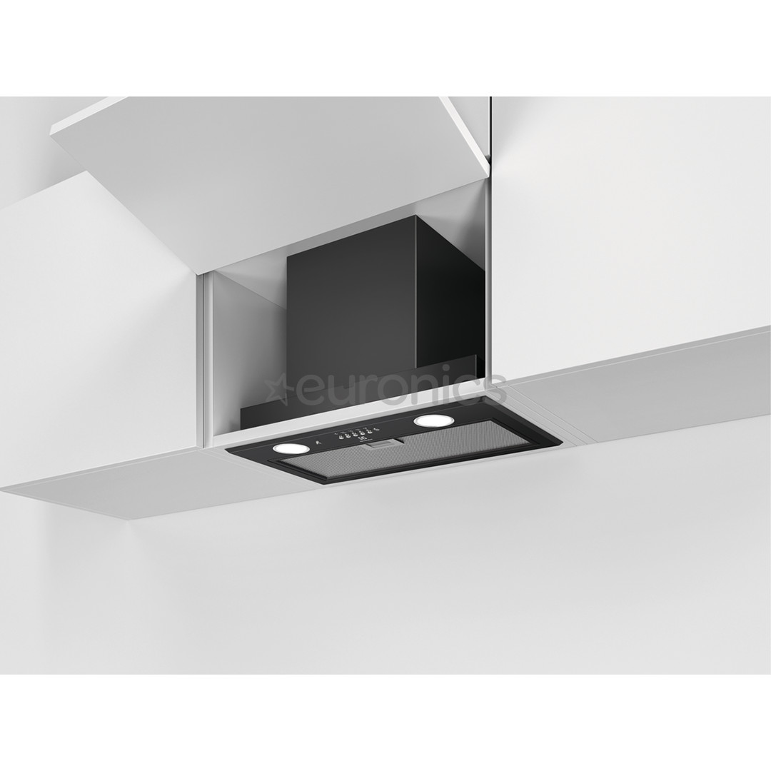 Electrolux 700 Group, 600 m³/h, laius 54 cm, must - Integreeritav õhupuhasti