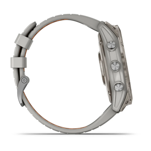 Garmin fenix 7X Pro Sapphire Solar, 51 mm, titanium / gray and orange silicone band - Sports watch