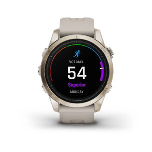 Garmin epix Pro (Gen 2), 42 mm, kuldne teras / hall silikoon rihm - Spordikell