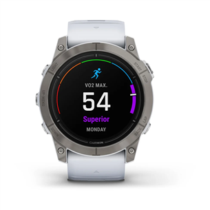 Garmin epix Pro (Gen 2) Sapphire, 51 mm, titaan / valge silikoon rihm - Spordikell