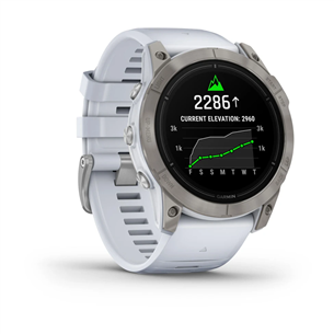 Garmin epix Pro (Gen 2) Sapphire, 51 mm, titaan / valge silikoon rihm - Spordikell