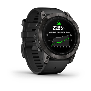 Garmin epix Pro (Gen 2) Sapphire, 51 mm, tumehall DLC titaan / must silikoon rihm - Spordikell