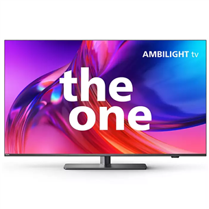 Philips The One 8818, 65", LED LCD, Ultra HD, центральная подставка, серый - Телевизор 65PUS8818/12