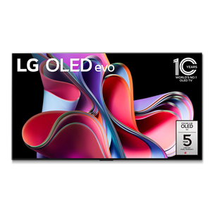 LG evo G3, 65", OLED, Ultra HD, серый - Телевизор OLED65G33LA.AEU