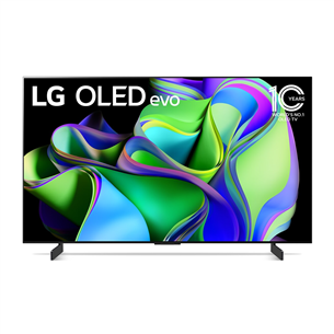 LG OLED evo C3, 42'', Ultra HD, OLED, jalad äärtes, hall - Teler