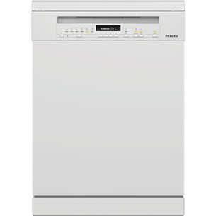Miele, AutoDos, 14 place settings, white - Freestanding Dishwasher