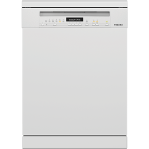 Miele, AutoDos, 14 place settings, white - Freestanding Dishwasher