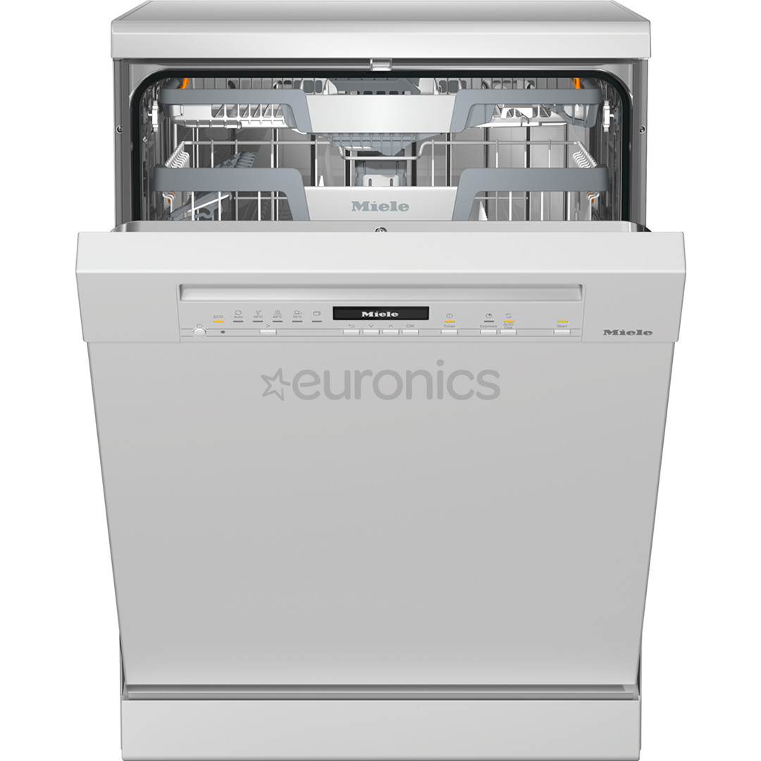 Miele, AutoDos, 14 place settings, white - Freestanding Dishwasher