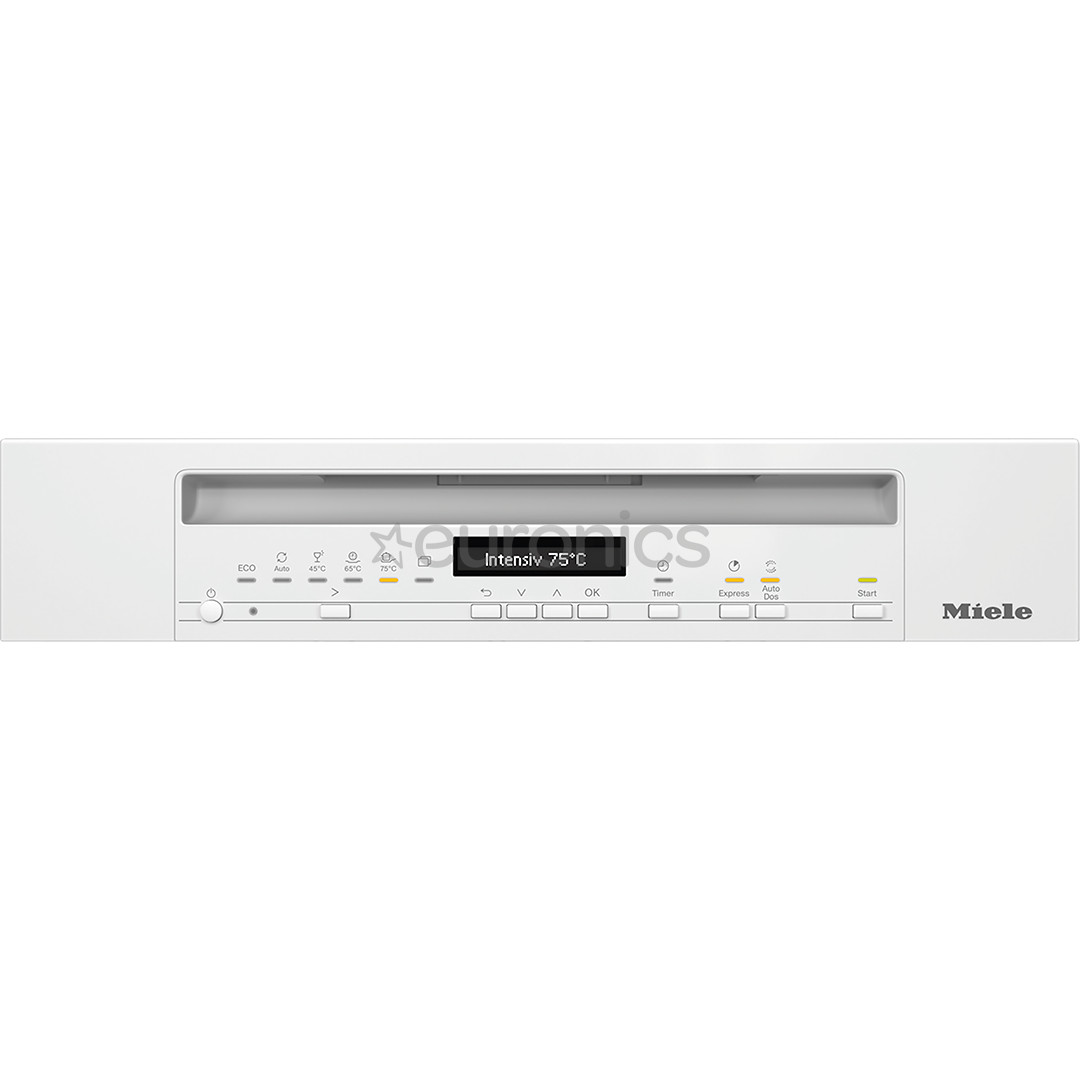 Miele, AutoDos, 14 place settings, white - Freestanding Dishwasher
