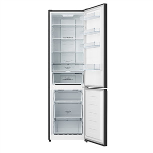 Hisense, NoFrost, 336 L, 201 cm, must - Külmik