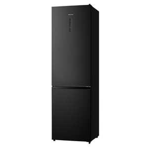 Hisense, NoFrost, 336 L, 201 cm, black - Refrigerator