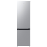 Samsung, NoFrost, 390 л, высота 203 см, серебристый - Холодильник