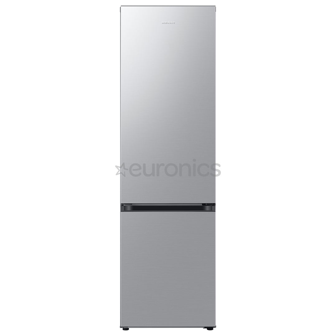 Samsung, NoFrost, 390 л, высота 203 см, серебристый - Холодильник