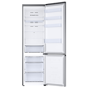 Samsung, NoFrost, 390 L, 203 cm, silver - Refrigerator