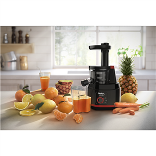 Tefal Juiceo, 150 Вт, черный - Шнековая соковыжималка