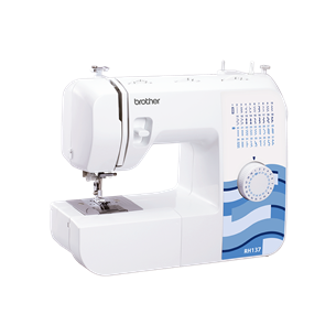 Brother, white/blue - Sewing machine