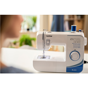 Brother, white/blue - Sewing machine