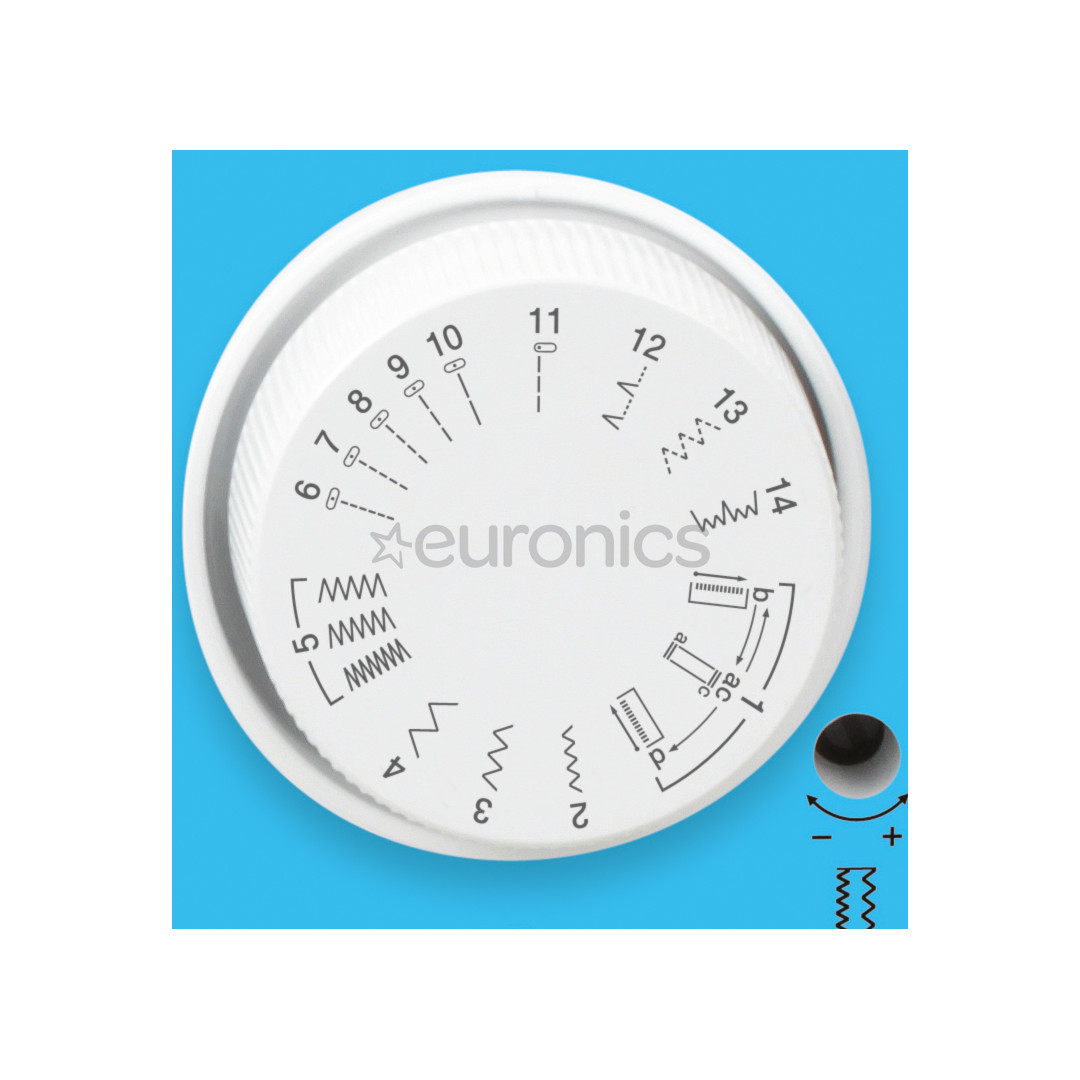 Brother, white/blue - Sewing machine