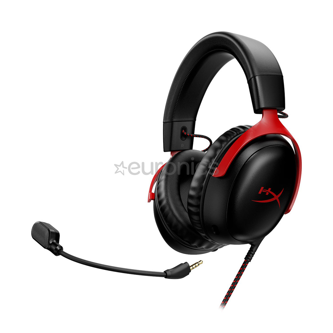HyperX Cloud III, black/red - Headset