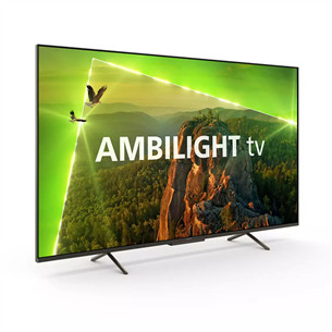 Philips PUS8118, 43'', Ultra HD, LED LCD, feet stand, black - TV