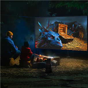 XGIMI Halo+, Full HD, Smart TV, встроенный аккумулятор, серый - Портативный проектор