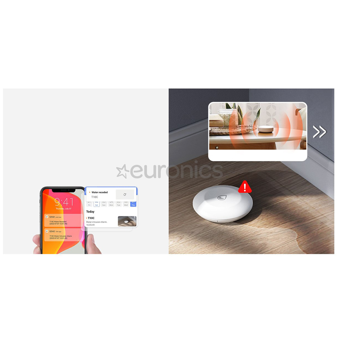 EZVIZ T10C, белый - Датчик утечки воды