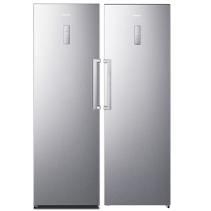 Hisense, 370 + 260 L, height 186 cm, inox - Cooler + Freezer RL481N4B+FV354N4BI