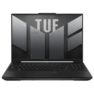 ASUS TUF Gaming A16 Advantage Edition (2023), 16'', WUXGA, 165 Hz, Ryzen 7, 16 GB, 512 GB, RX7600S, ENG, must - Sülearvuti